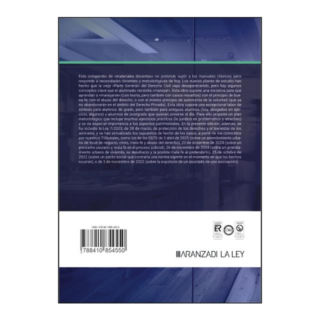 MATERIALES DOCENTES DE DERECHO CIVIL I  (Tapa blanda con solapas) 2