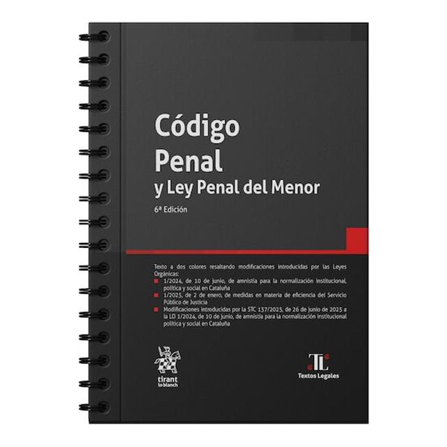 Código penal y ley penal del menor 6ª Edición