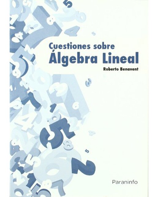Imagen 0 de Cuestiones sobre álgebra lineal (Tapa blanda)