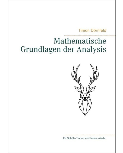 Mathematische Grundlagen der Analysis (Capa dura) 1