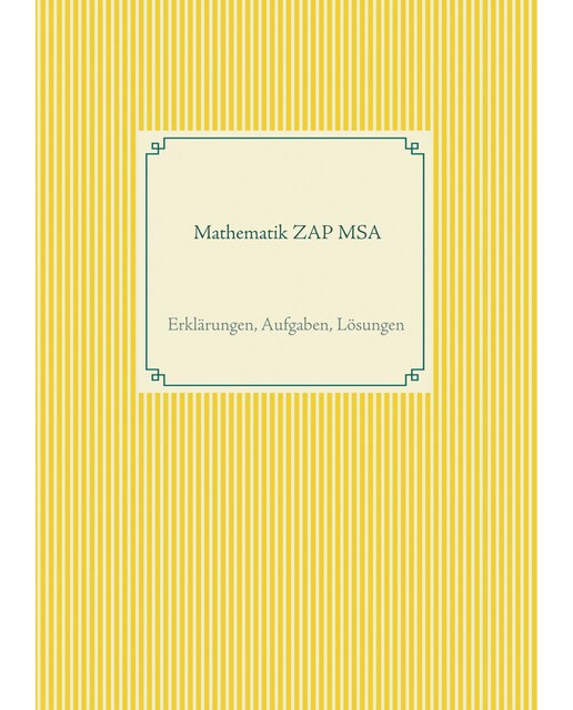 Mathematik ZAP MSA 1