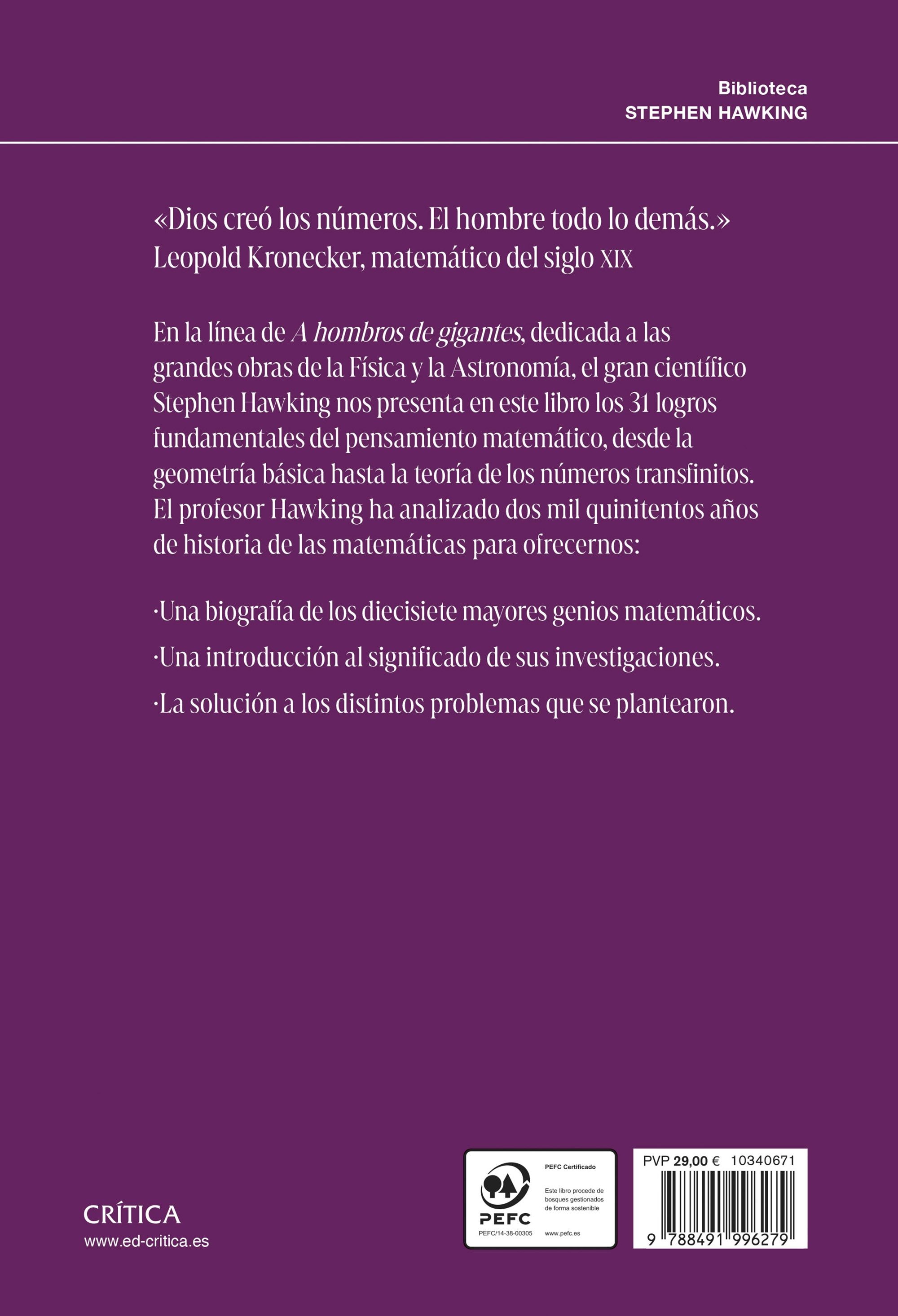 Dios creó los números: Los descubrimientos matemáticos que cambiaron la historia  (Tapa blanda con solapas) 2