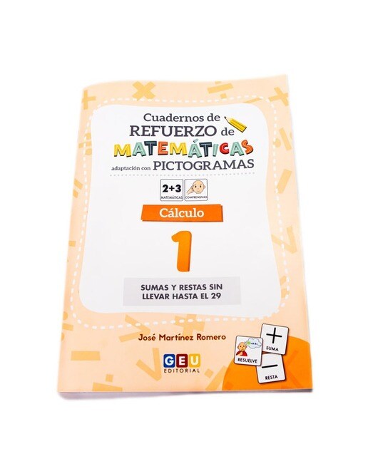 Imagen 1 de Cuaderno de refuerzo de matemáticas. Adaptación con pictogramas. Cálculo 1