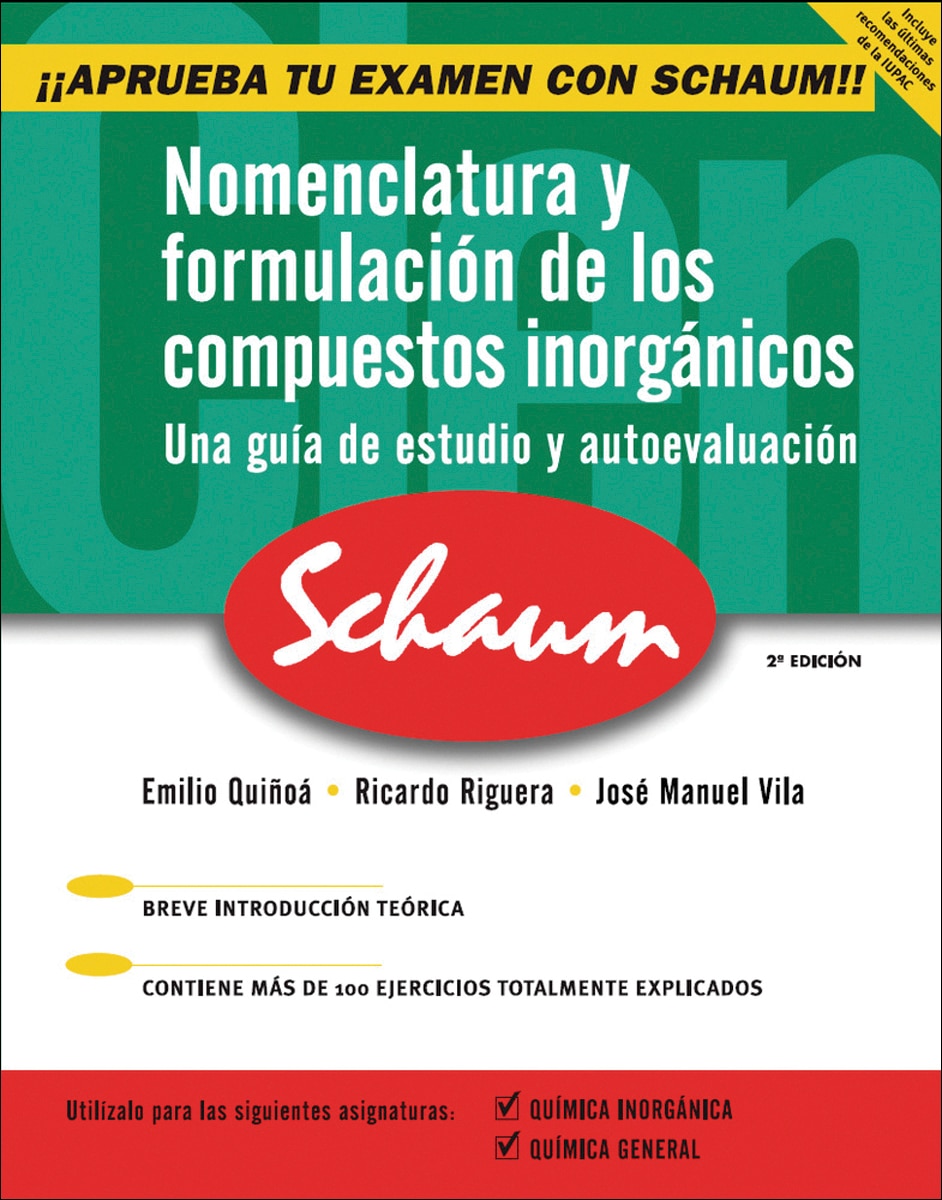 Nomenclatura y formulacion de los compuestos inorganicos(Tapa blanda) 1