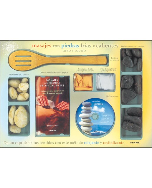 Masajes con piedras frías y calientes(Tapa blanda) 1
