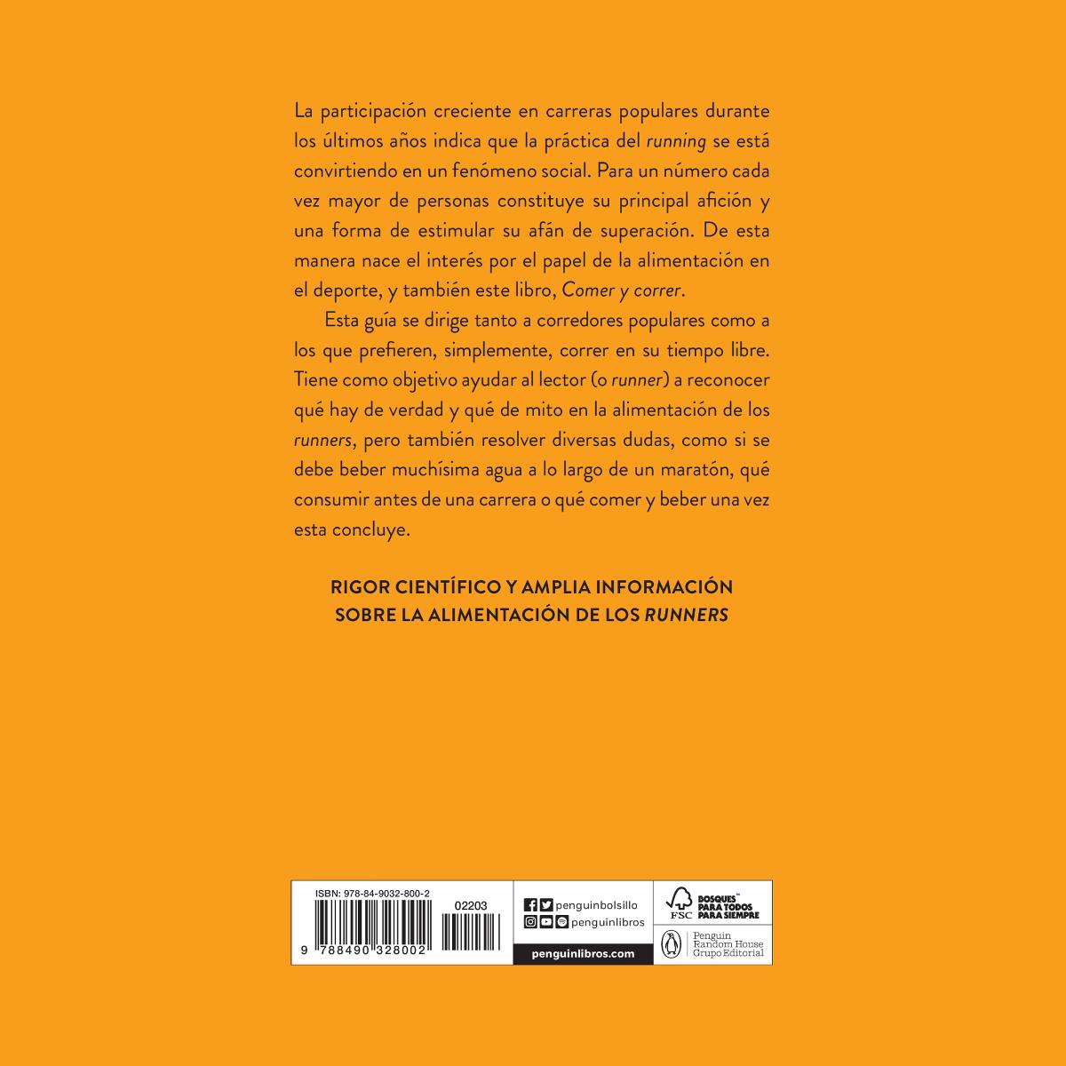 Comer y correr: Desmontando los mitos de la alimentación de los runners (Bolsillo) (Tapa blanda) 2