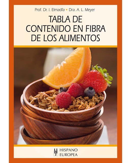 Imagen 0 de Tabla de contenido en fibra de los alimentos (Tapa blanda)