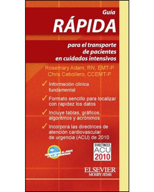 Guía rápida para el transporte de pacientes en cuidados intensivos