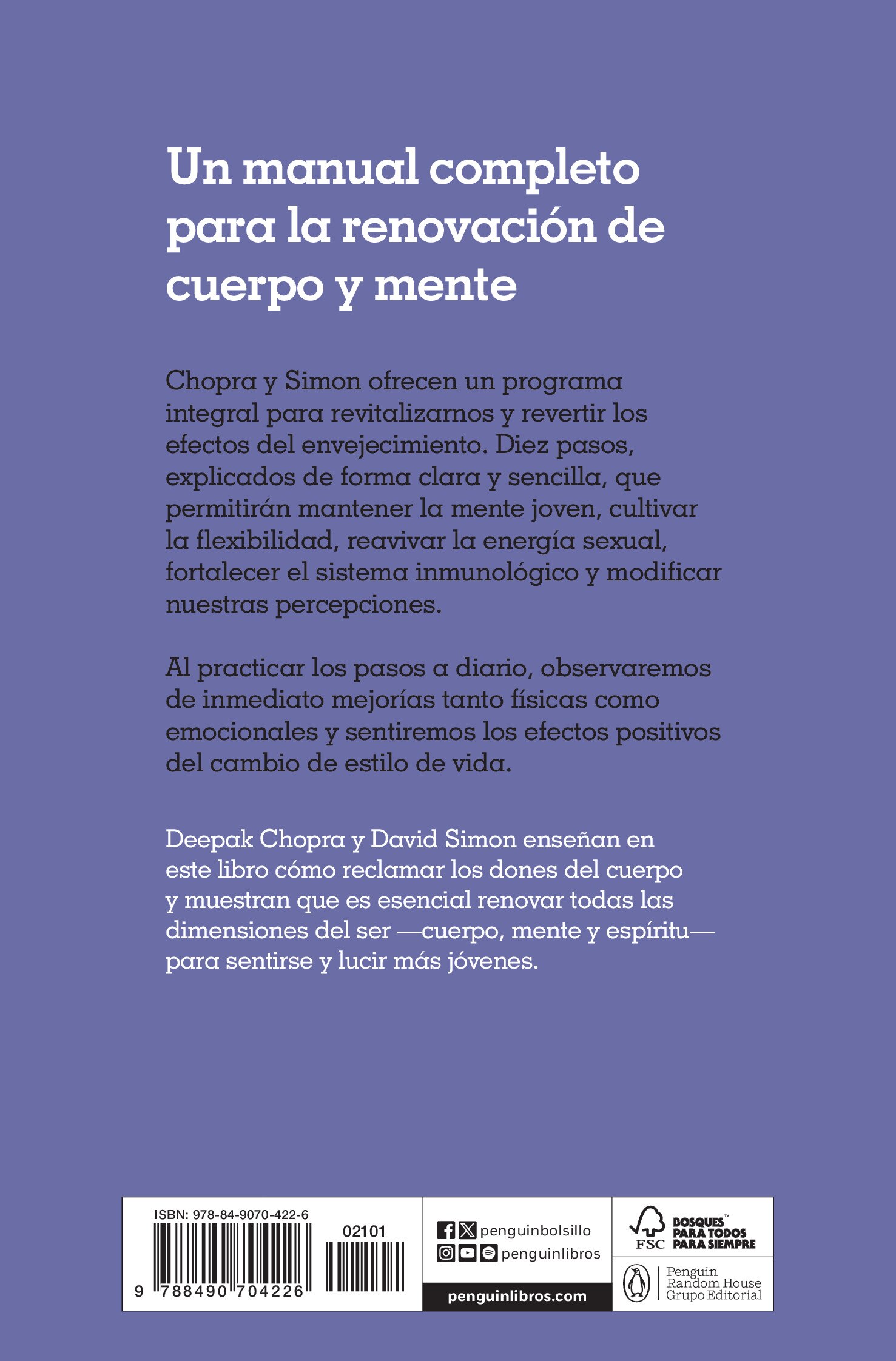 Rejuvenecer y vivir más: Diez pasos para revertir el envejecimiento (Tapa blanda) 2