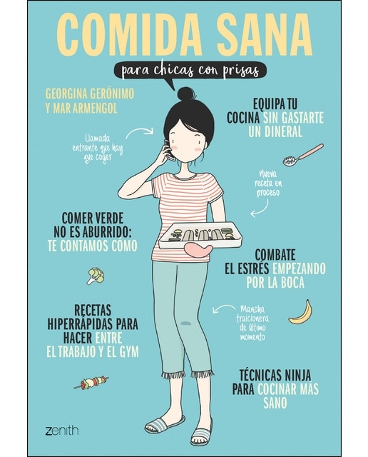 Imagen 0 de Comida sana para chicas con prisas (Tapa blanda)