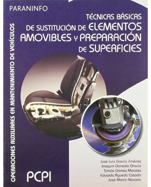 Imagen 0 de Técnicas básicas de sustitución de elementos amovibles y preparación de superficies  (Tapa blanda)