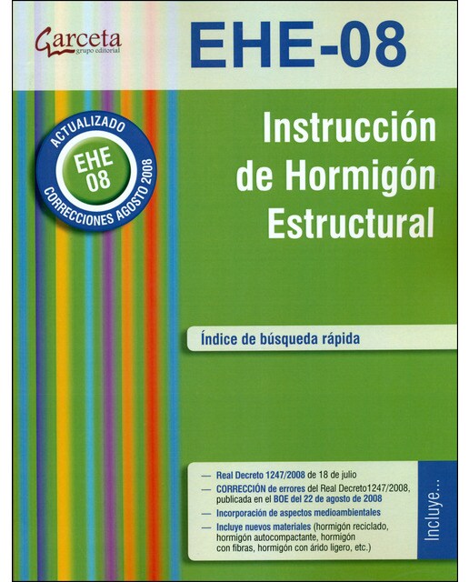 Imagem 0 de INSTRUCCION DE HORMIGON ESTRUCTURAL (EHE-08)