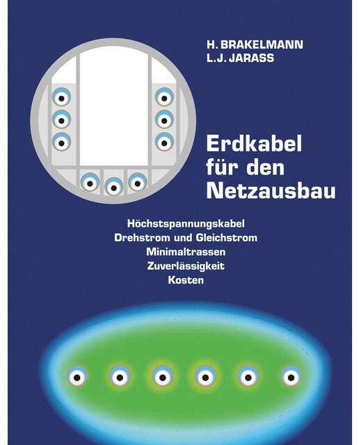Imagem 0 de Erdkabel für den Netzausbau: Höchstspannungskabel, Drehstrom und Gleichstrom, Minimaltrassen, Zuverlässigkeit, Kosten (Capa dura)