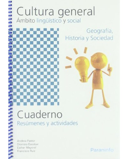 Imagen 1 de Cuaderno de cultura general. Ámbito linguístico y social. Geografía, historia y sociedad  (Tapa blanda)