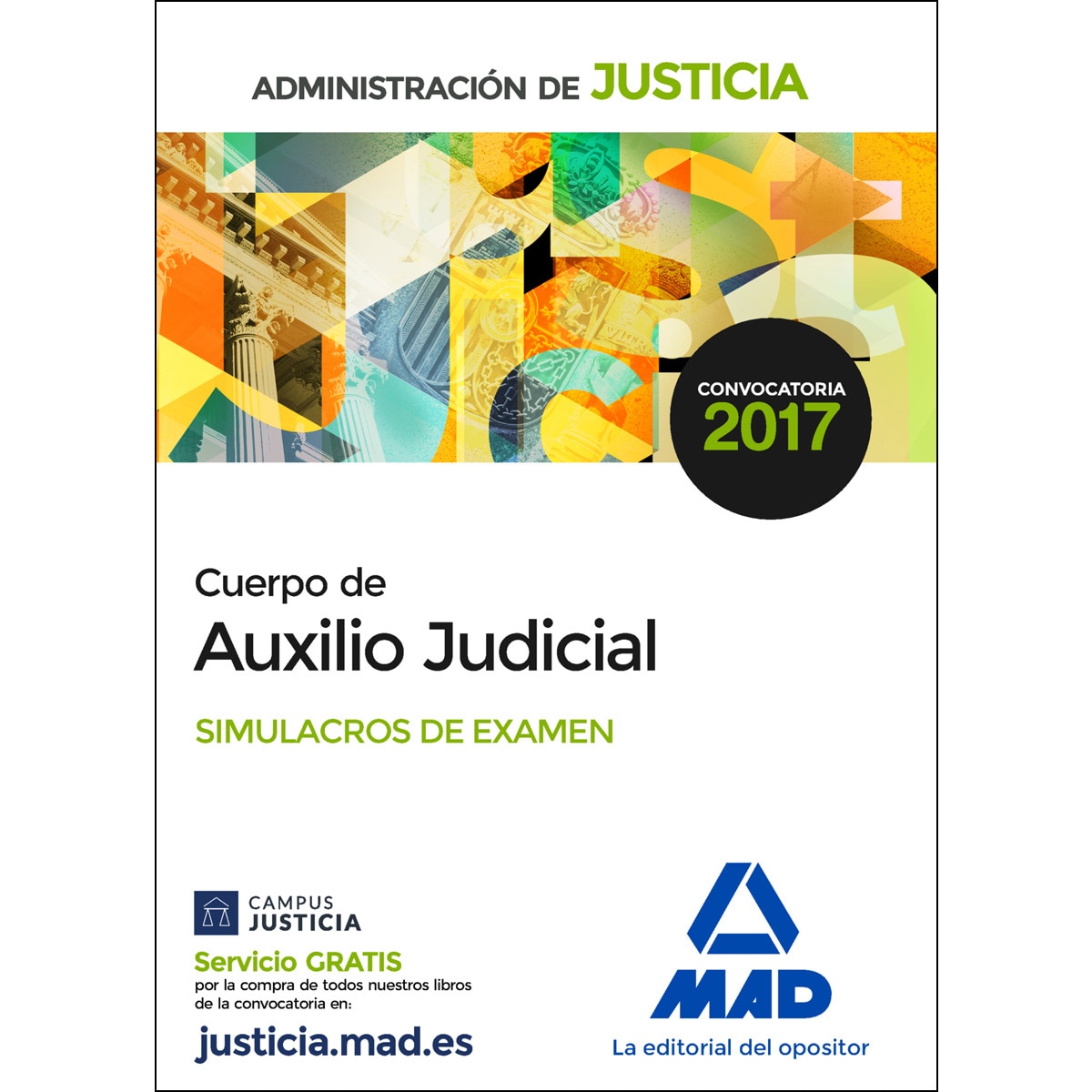 Imagen 0 de Auxiliar Administrativo/a del Ayuntamiento de Guadalajara. Test del temario y supuestos prácticos  (Tapa blanda)