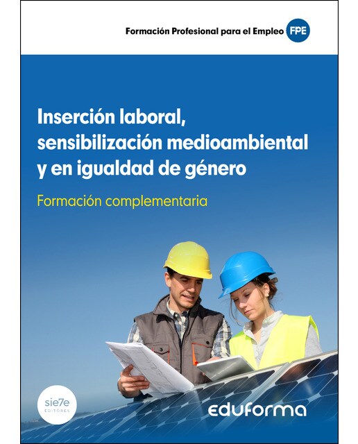 Formación complementaria. Inserción laboral, Sensibilización medioambiental y Sensibilización en igualdad de género