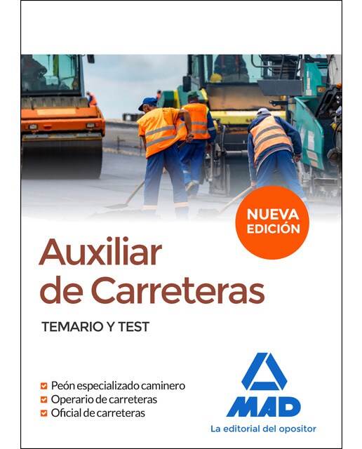 Auxiliar de carreteras. Temario y test 1