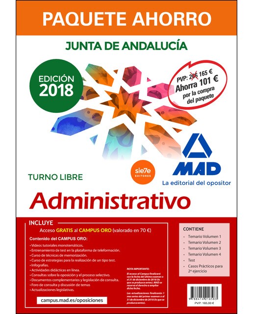 Paquete ahorro administrativo junta de andalucía
