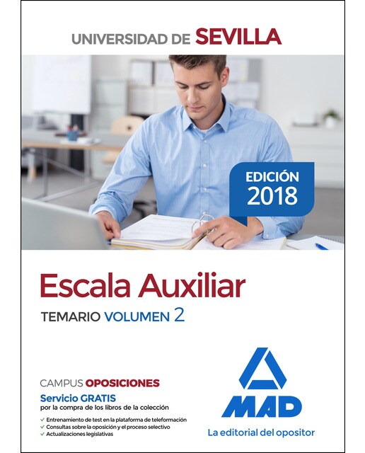 Escala auxiliar de la universidad de sevilla. Temario volumen 2