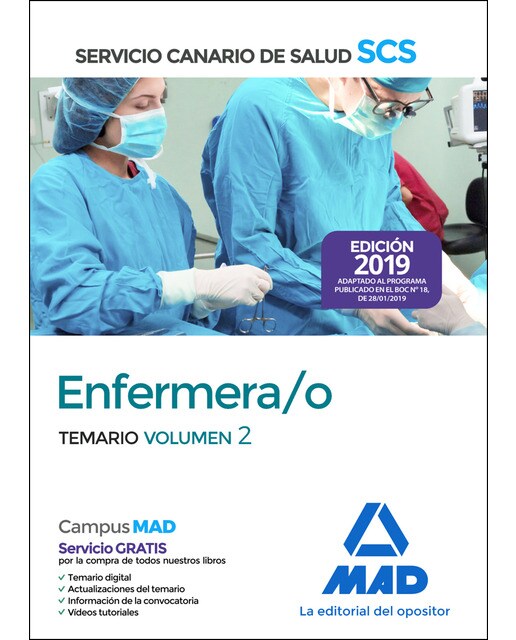 Enfermera-o del servicio canario de salud. Temario volumen 2