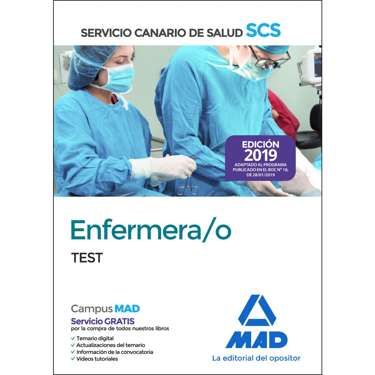 Aux enfermeria servicio canario de salud. Test