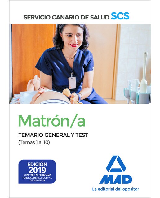 Matrón-a del servicio canario de la salud. Temario general y test