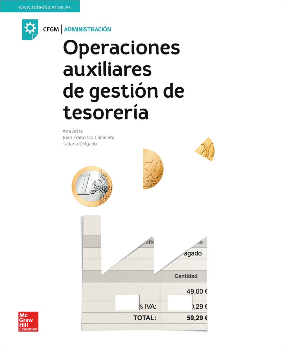 Portada de Operaciones auxiliares de gestión de tesorería (Tapa blanda).