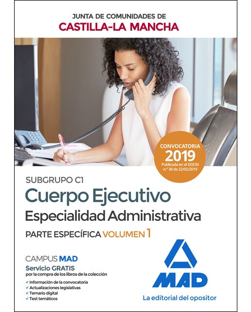 C-ejecutivo administrativo vol-1 castilla -mancha