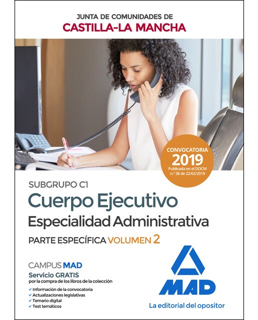 C-ejecutivo administrativo vol-2 castilla -mancha