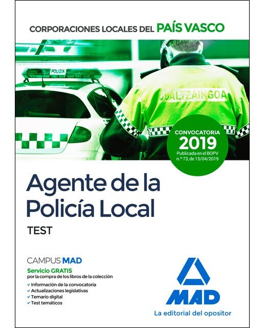Agente de la policía local del país vasco. Test