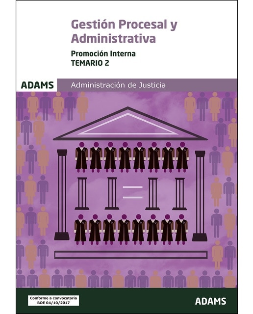 Temario 2 gestión procesal y administrativa, promoción interna