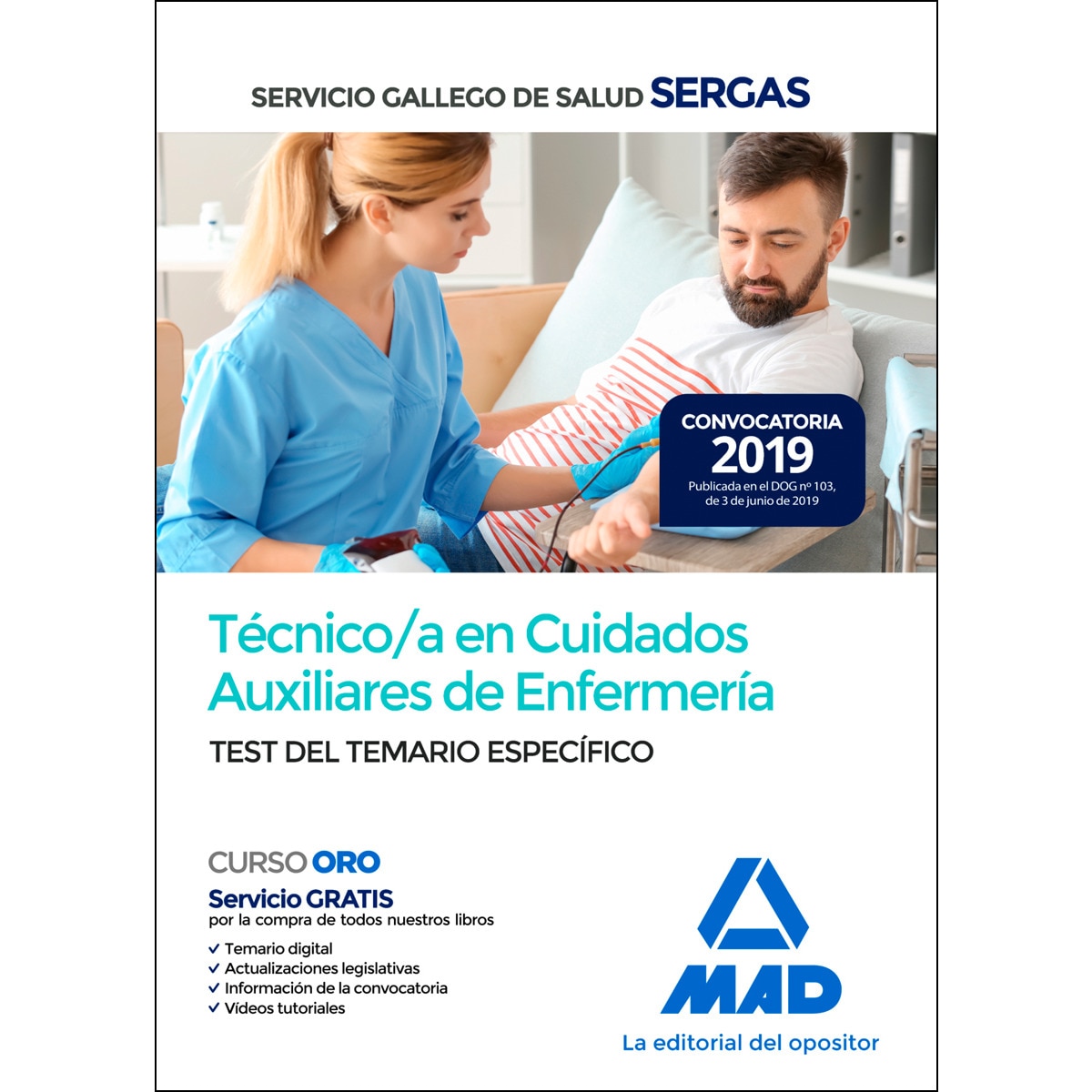 Técnicos de cuidados auxiliares de enfermería, servicio aragones de salud. Cuestionario del temario específico