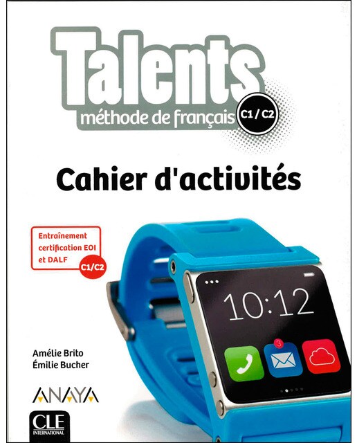 Talents, cahier d'activites c1/c2 1