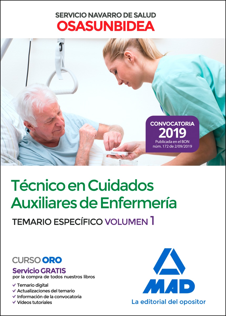 Técnico en cuidados auxiliares de enfermería del servicio aragonés de salud. Temario específico volumen 1