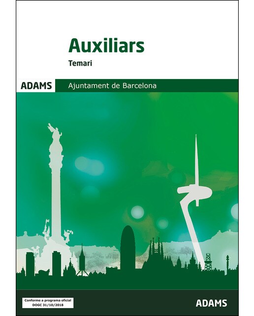 Temari auxiliars ajuntament de Barcelona