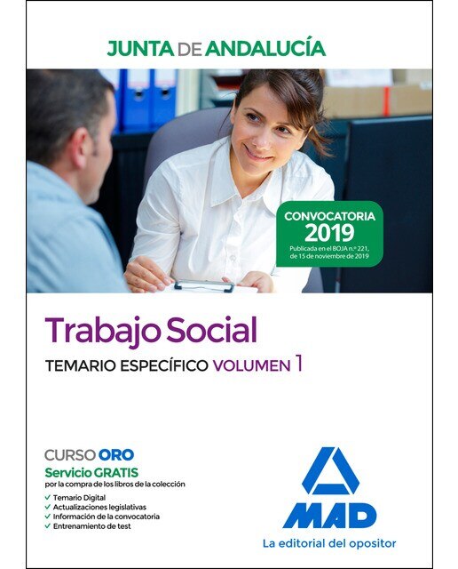 Trabajo social de la junta de andaLucía. Temario específico volumen 1
