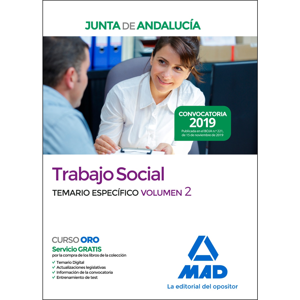 Trabajador social vol 2 común. Junta AndaLucía