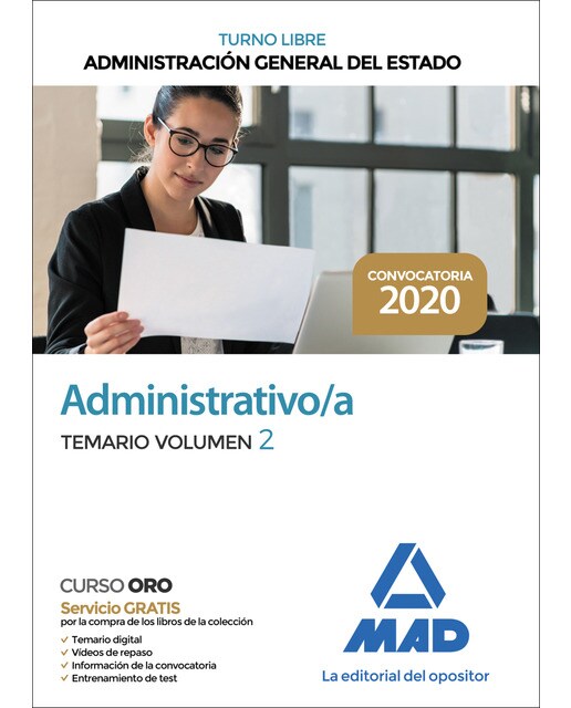 Administrativo de la administración general del estado . Temario volumen 2
