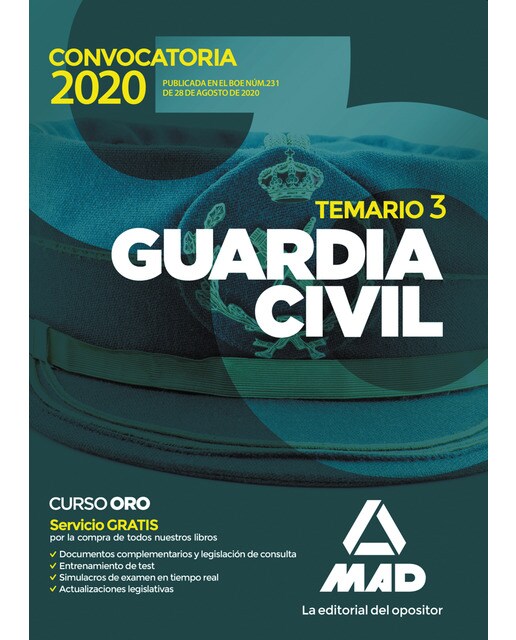 Guardia civil. Temario volumen 3
