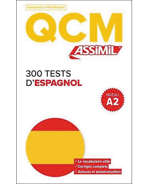 Qcm 300 tests d'espagnol 1