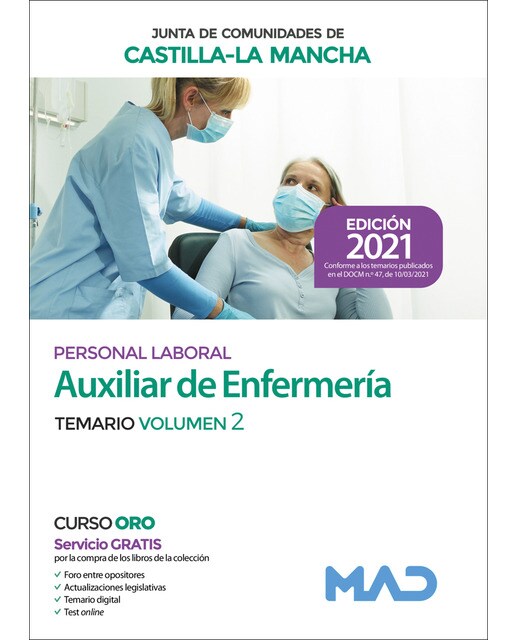 Auxiliar de enfermería . Temario volumen 2