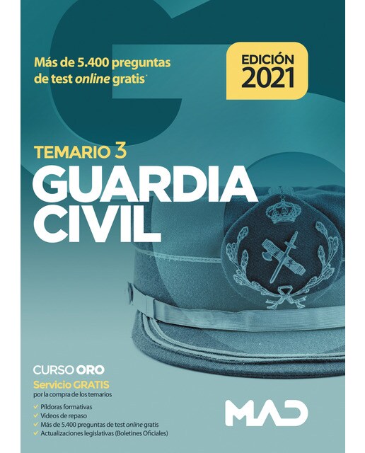 Guardia civil. Temario volumen 3