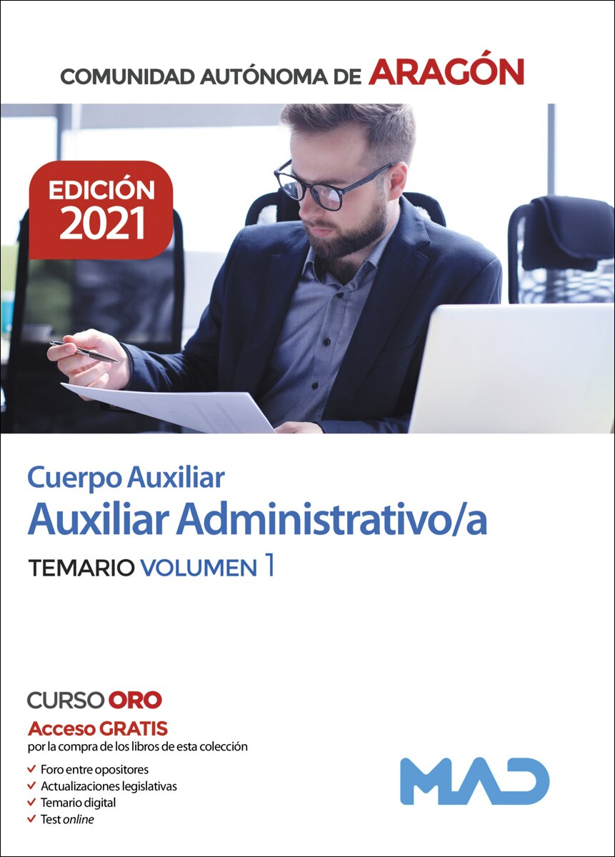 Cuerpo auxiliar de la administración de la comunidad autónoma de aragón, escala auxiliar administrativa, auxiliar administrativo-a. Supue