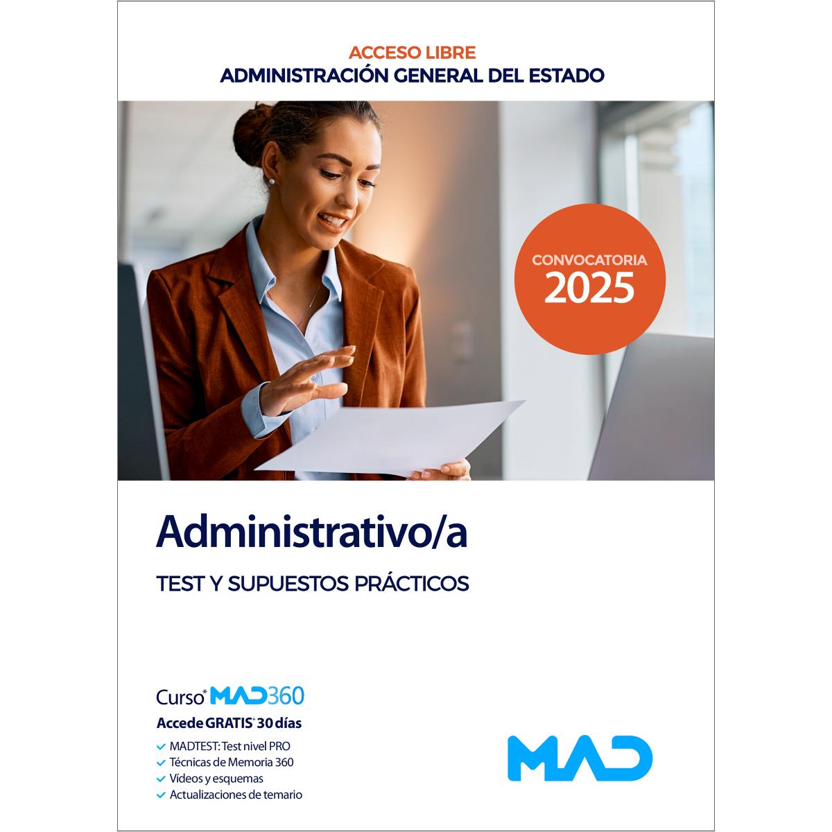 Imagen 0 de Administrativo del estado.Test y supuestos prácti