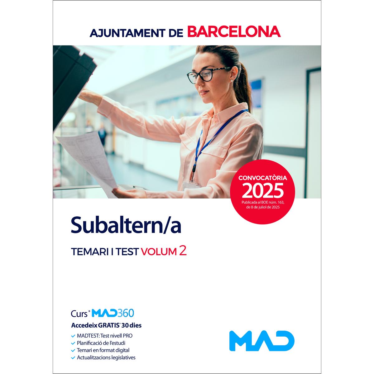 Subaltern-a.Temari volum 2 i test.Ayuntamiento d
