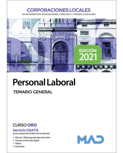 Personal laboral de corporaciones locales. Temario general