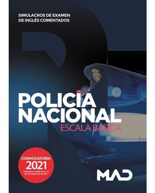 Escala básica de policía nacional. Simulacros de examen de inglés