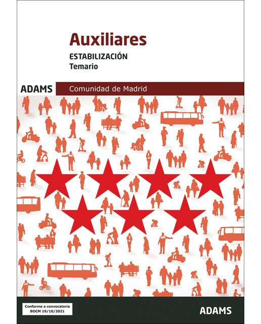 Imagen 0 de Temario auxiliares administrativos de la comunidad de madrid (estabilización) (Tapa blanda)