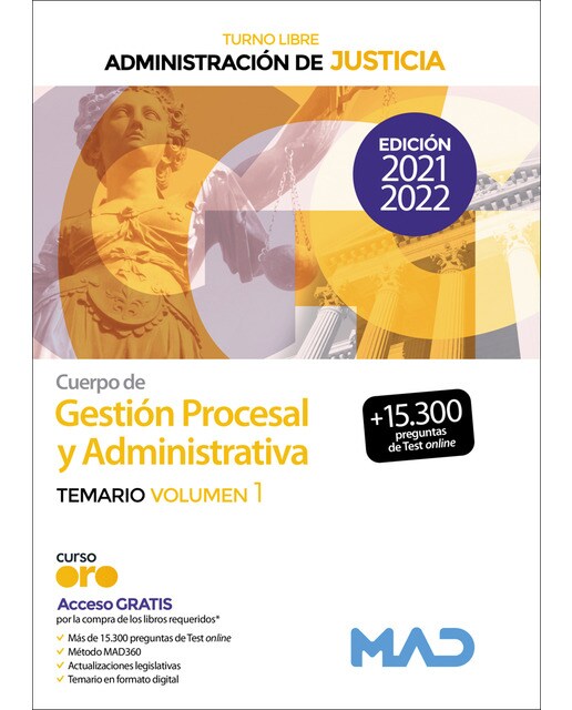 Cuerpo de Gestión Procesal y Administrativa de la Administración de Justicia .Temario Vol. 1