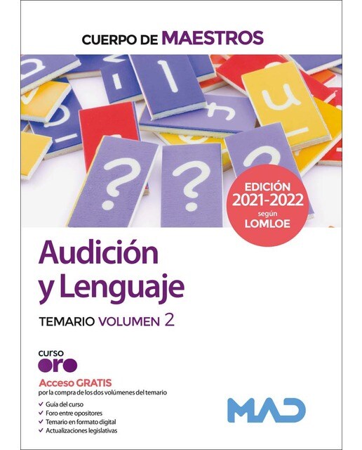 Cuerpo de maestros. Audición y lenguaje. Temario volumen 2